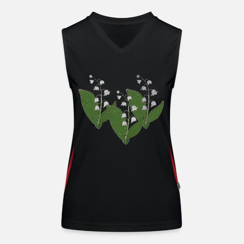 maigloeckchen dreierpack Funktionelles Kontrast-Tank Top für Frauen