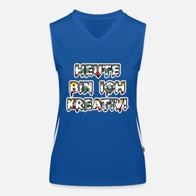 Heute bin ich kreativ! 🎨 Style mit Farbe 😄 Funktionelles Kontrast-Tank Top für Frauen