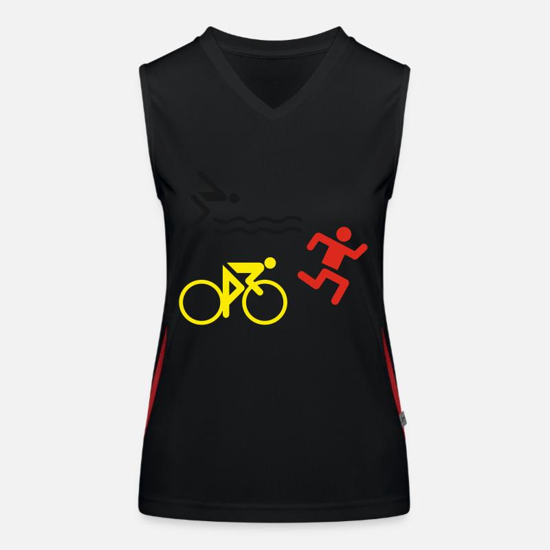 Triathlon Débardeur respirant contrasté Femme