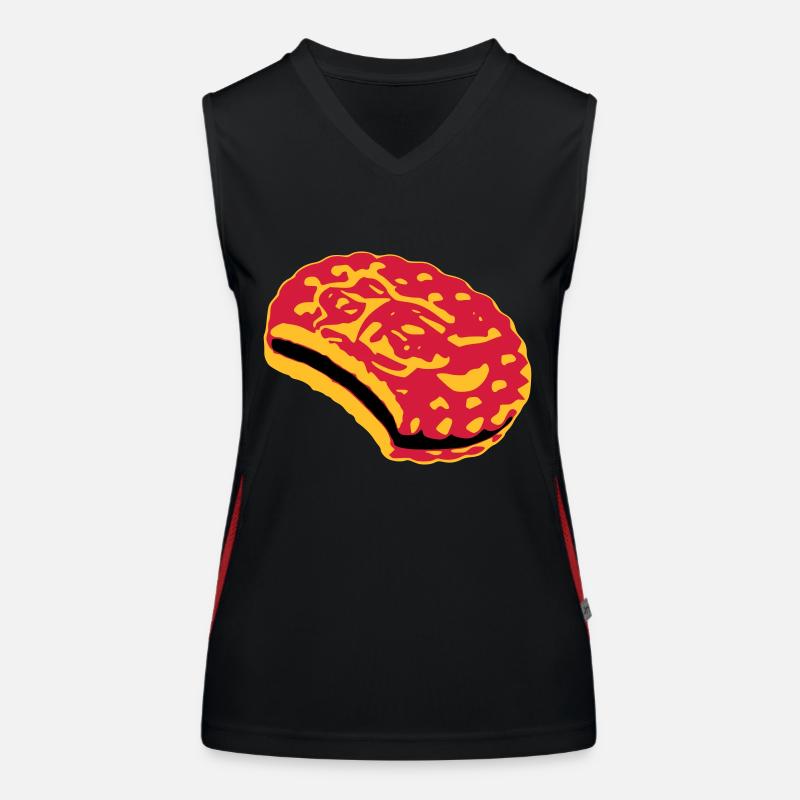 Keks Funktionelles Kontrast-Tank Top für Frauen