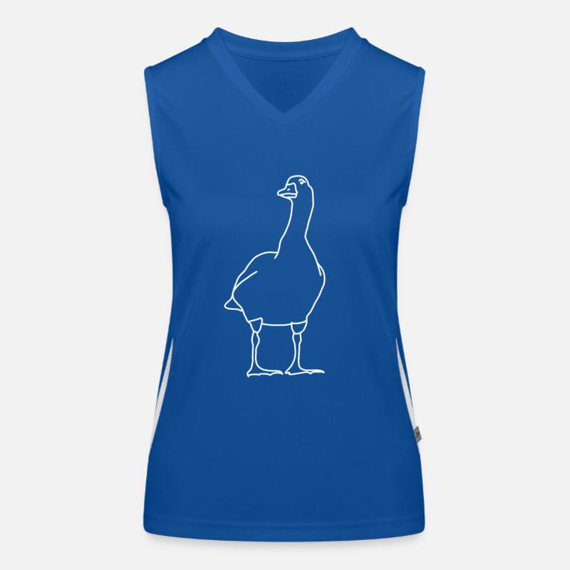 Gans Funktionelles Kontrast-Tank Top für Frauen