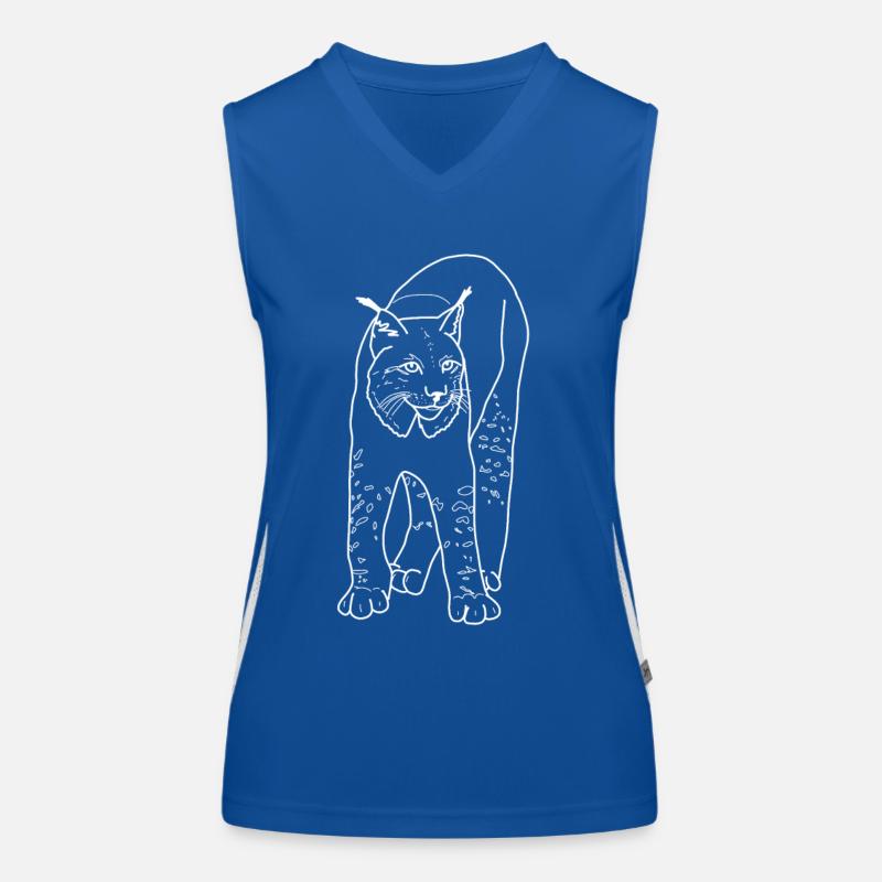 Luchs Funktionelles Kontrast-Tank Top für Frauen