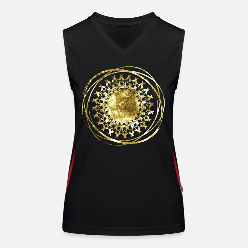 Mandala or Débardeur respirant contrasté Femme