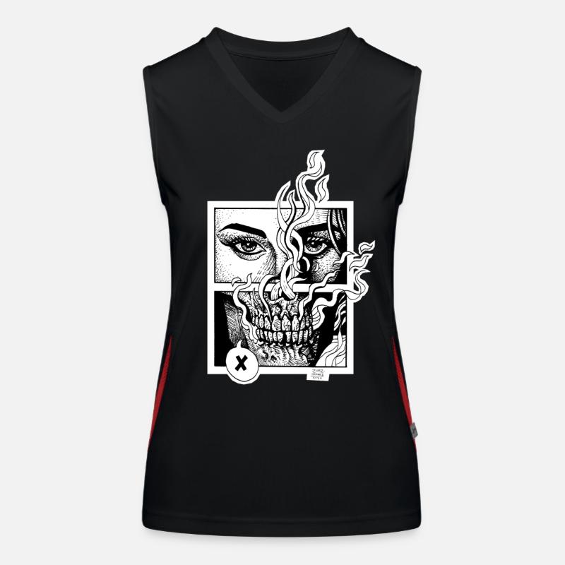 Stranger end Funktionelles Kontrast-Tank Top für Frauen