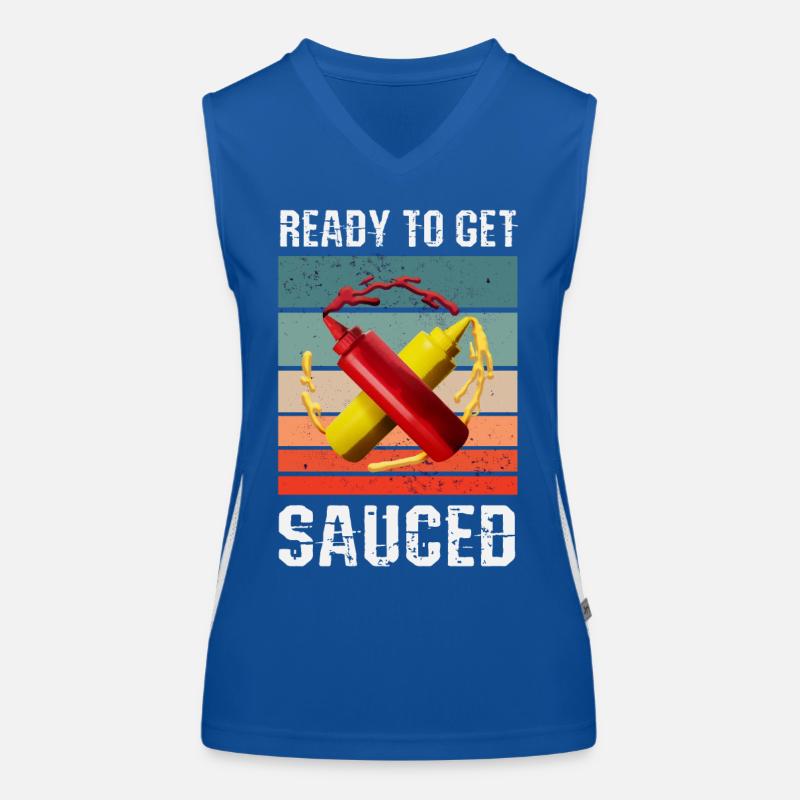 Ready to get sauced Women's Functional Contrast Tank Top