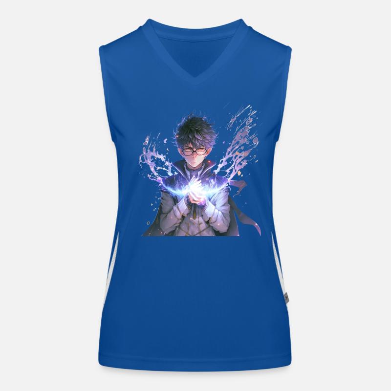 Apprenti sorcier Mage de feu Débardeur respirant contrasté Femme