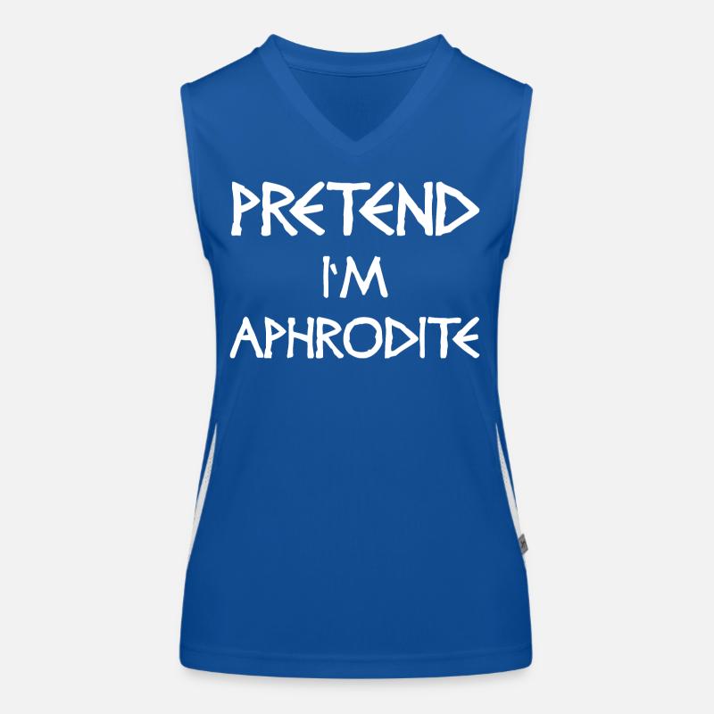 Faites semblant d’être Aphrodite – Costume de déesse Débardeur respirant contrasté Femme