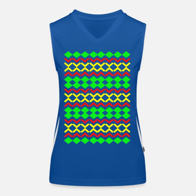 Design coloré Débardeur respirant contrasté Femme