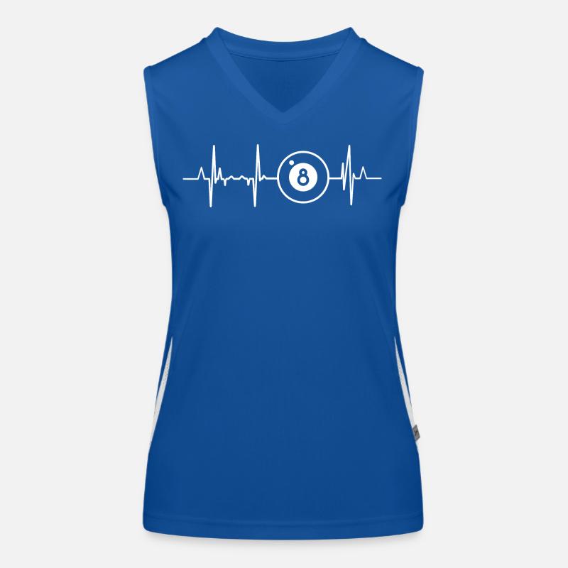 Billiards Heart palpitations Women's Functional Contrast Tank Top