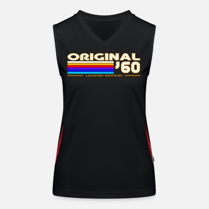 1960 Débardeur respirant contrasté Femme