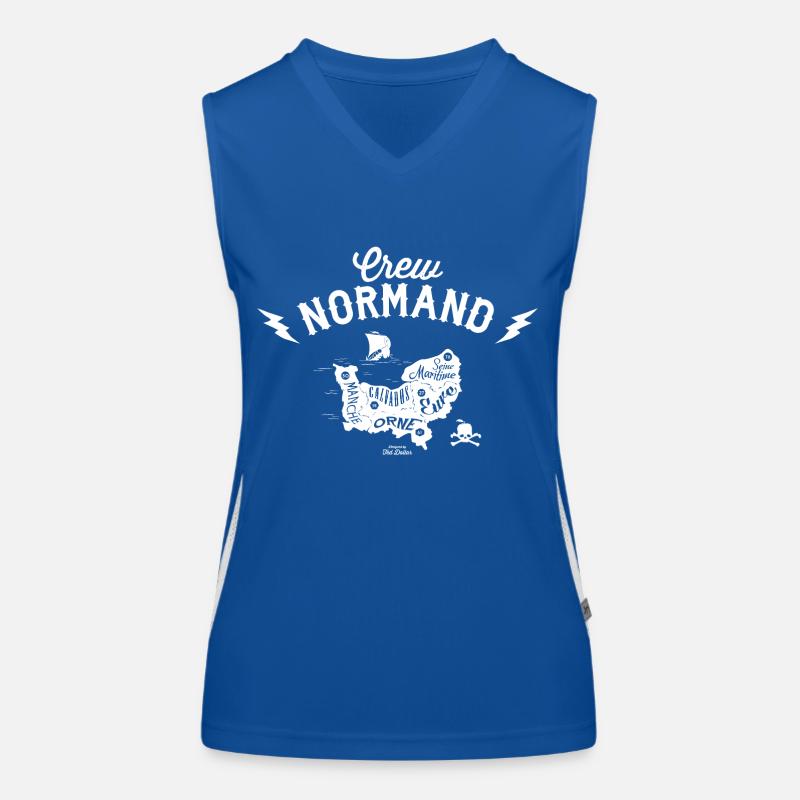 Crew Normand Dept Débardeur respirant contrasté Femme