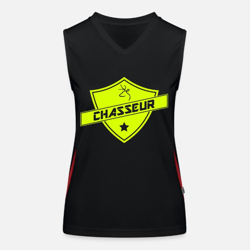 blason chasseur Débardeur respirant contrasté Femme