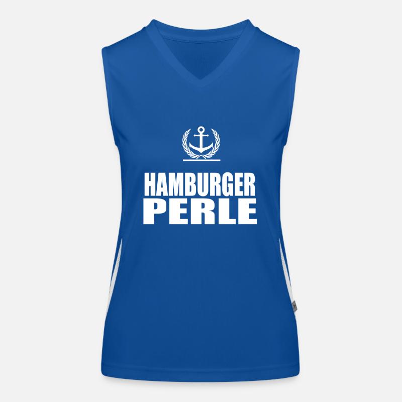 Hamburg Funktionelles Kontrast-Tank Top für Frauen