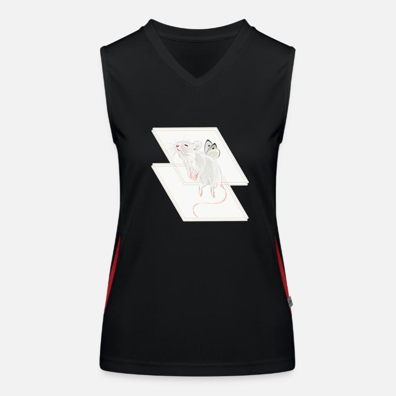 cabbage fairy EDITED Women's Functional Contrast Tank Top