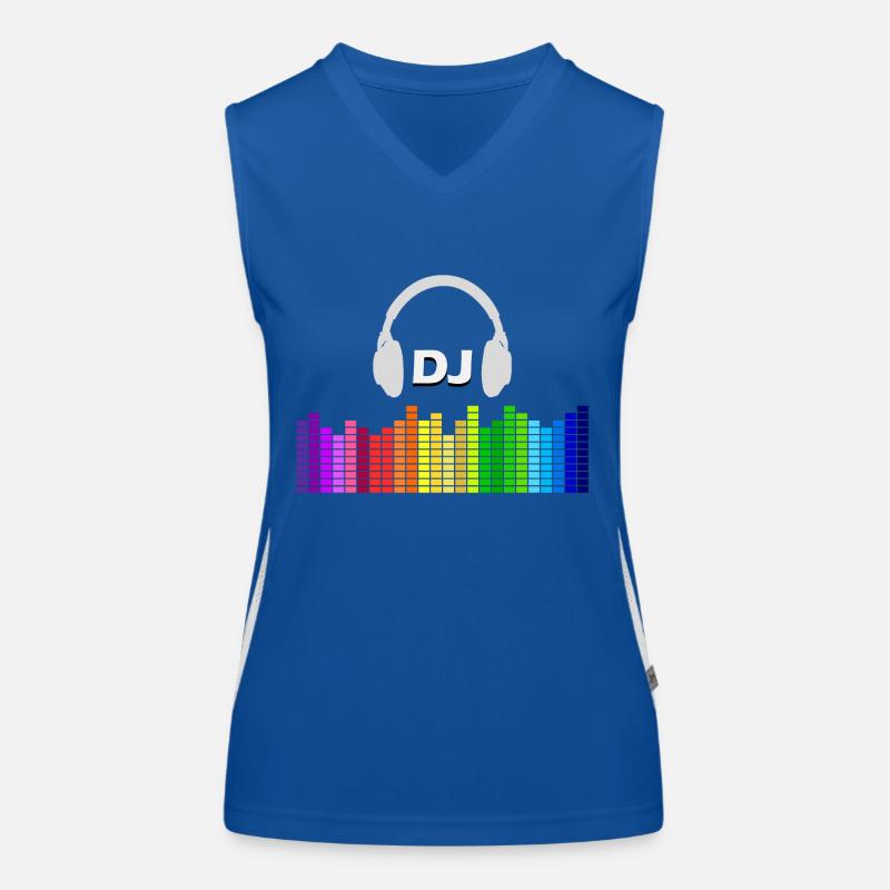 DJ Funktionelles Kontrast-Tank Top für Frauen