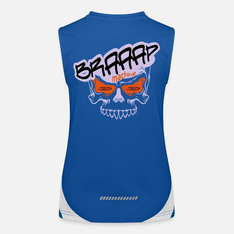 Braaap Machine Funktionelles Kontrast-Tank Top für Frauen