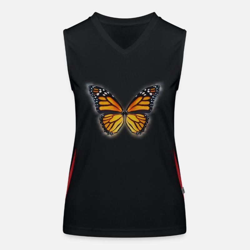 Papillon printemps été Débardeur respirant contrasté Femme