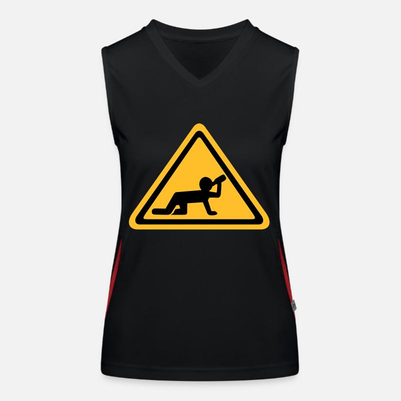 Alkohol Funktionelles Kontrast-Tank Top für Frauen