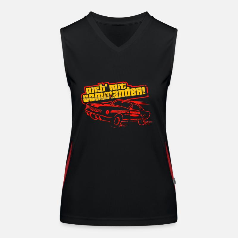 Nich' mit Commander Funktionelles Kontrast-Tank Top für Frauen
