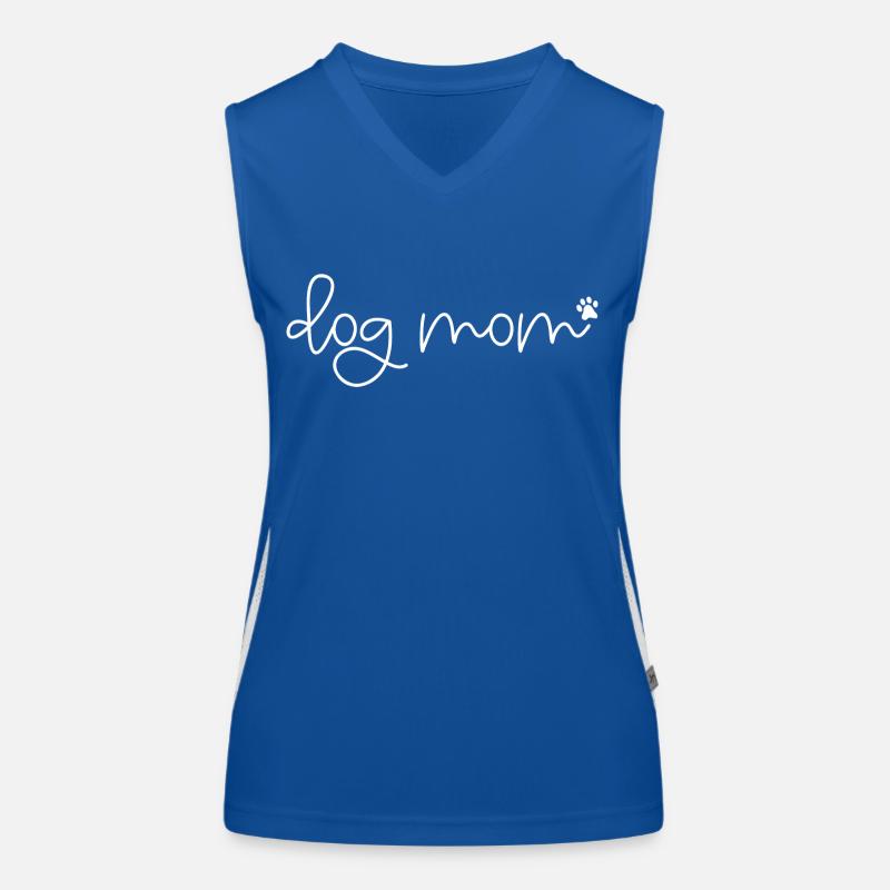 Maman chien Débardeur respirant contrasté Femme