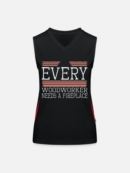 the carpenters aaron carpenter tshirts - Women's Functional Contrast Tank Top - black/red - Front