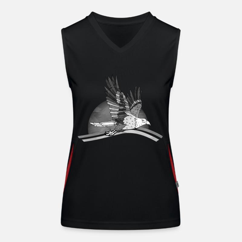 Vogel Funktionelles Kontrast-Tank Top für Frauen