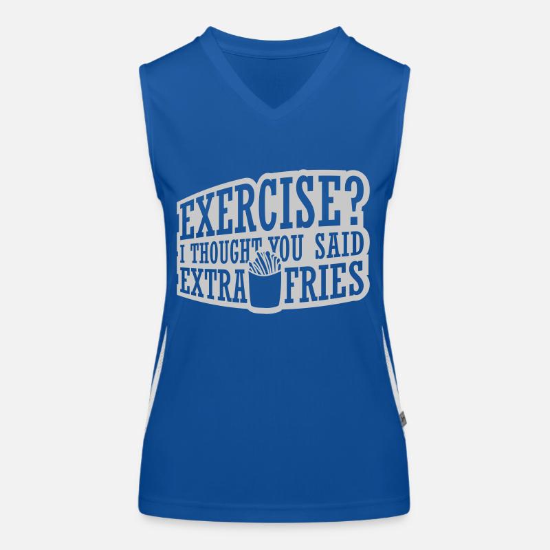 Exercice Extra Fries Citation Débardeur respirant contrasté Femme
