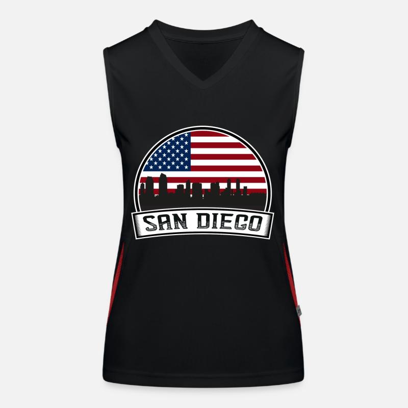 San Diego Women's Functional Contrast Tank Top