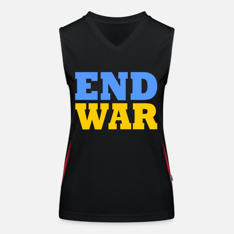 End war Women's Functional Contrast Tank Top