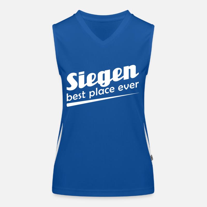 Siegen - Stadt best place ever Funktionelles Kontrast-Tank Top für Frauen