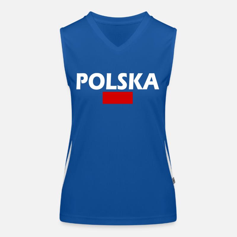 Polen Funktionelles Kontrast-Tank Top für Frauen