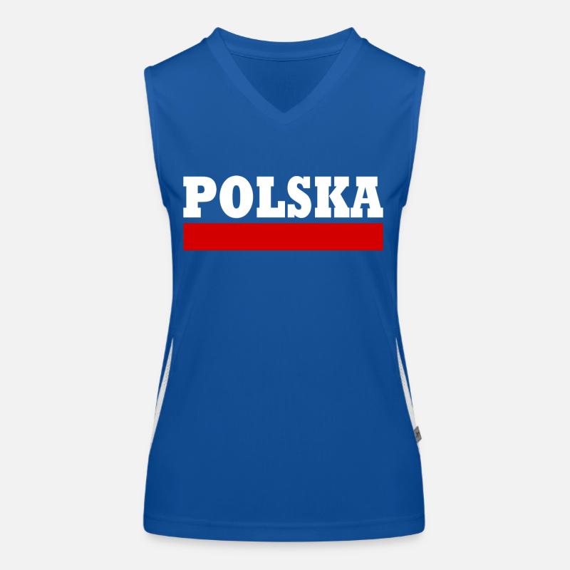 Polska Funktionelles Kontrast-Tank Top für Frauen