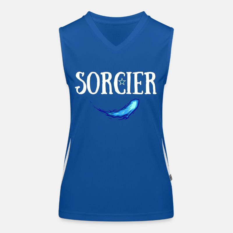 SORCIER JDR SORTILEGE Débardeur respirant contrasté Femme