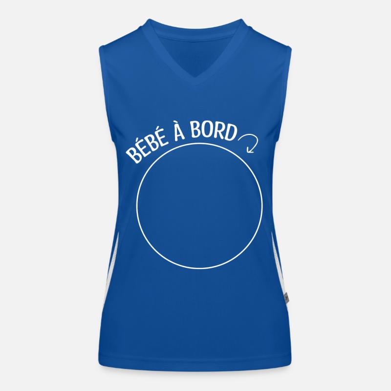 bébé à bord Débardeur respirant contrasté Femme
