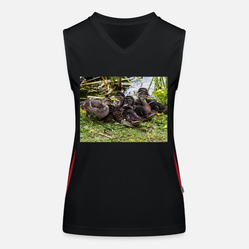 Entchen Funktionelles Kontrast-Tank Top für Frauen
