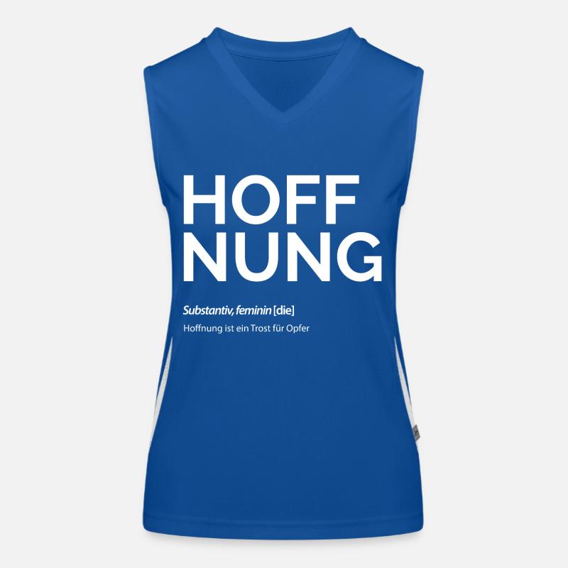 Hoffnung Funktionelles Kontrast-Tank Top für Frauen