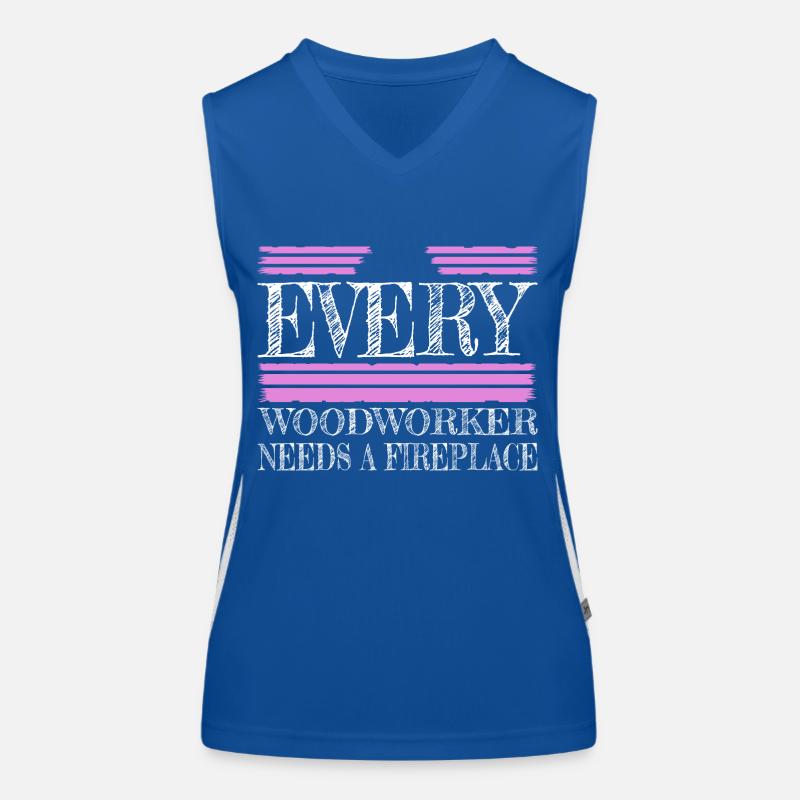 job tools carpenter joke carpenter plumber tree Funktionelles Kontrast-Tank Top für Frauen