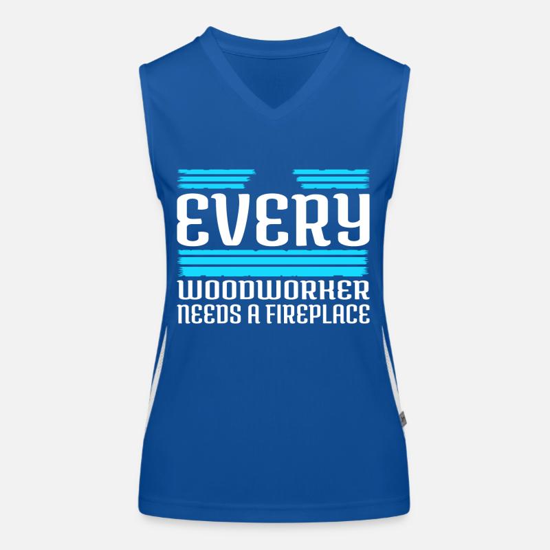 statement lets play carpenter tshirts Women's Functional Contrast Tank Top