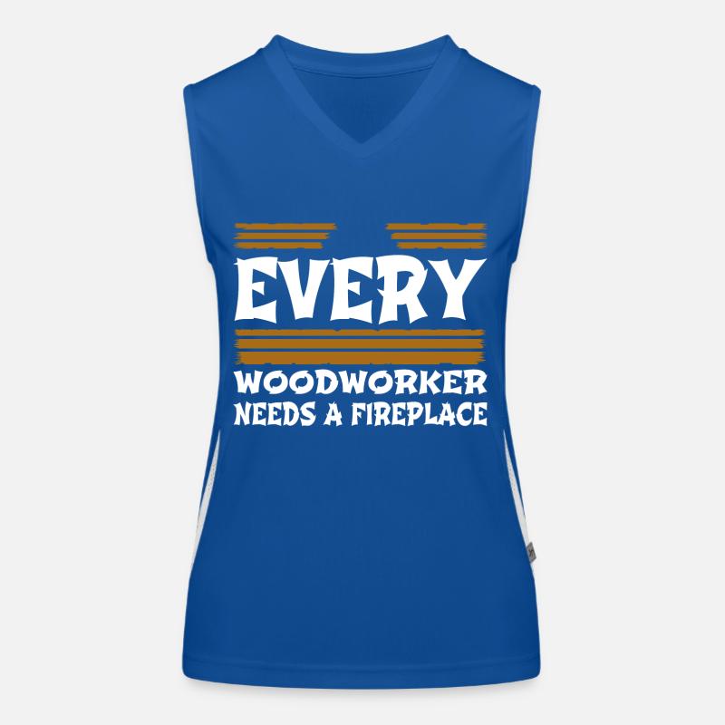 cabinetmaker birthday present Women's Functional Contrast Tank Top