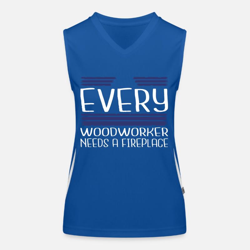 carpenter arboriculturist funny quote logging Funktionelles Kontrast-Tank Top für Frauen
