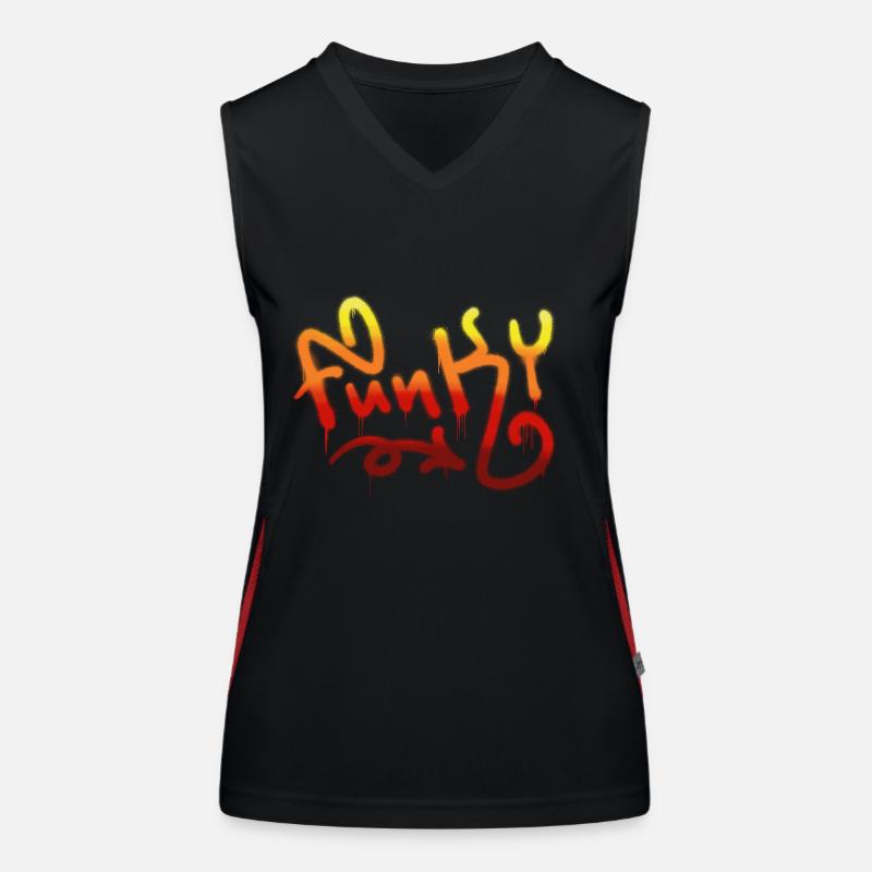 Funky Funktionelles Kontrast-Tank Top für Frauen