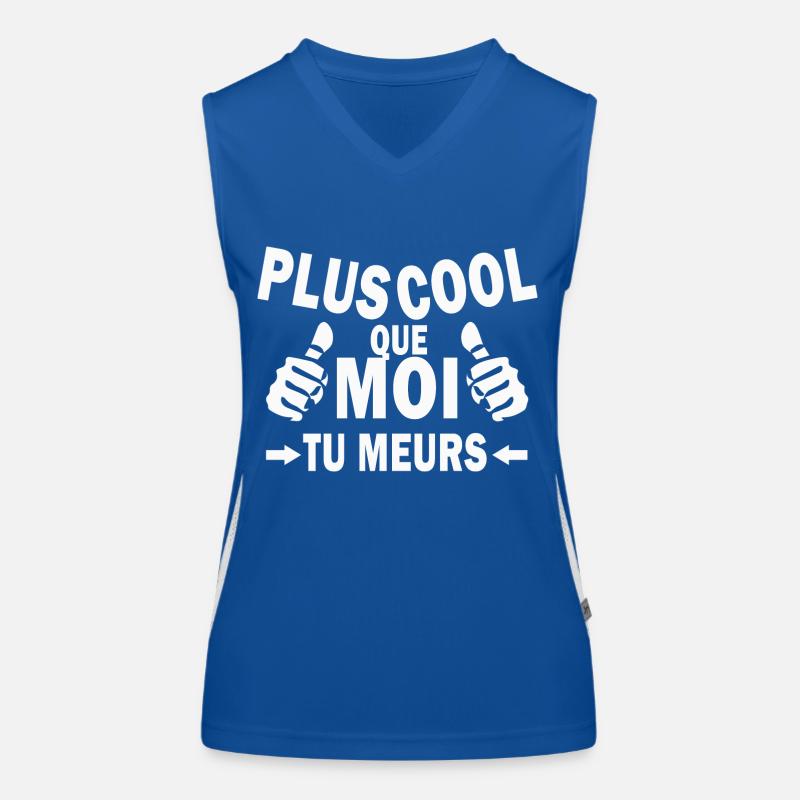 plus cool que moi tu meurs / super cool Débardeur respirant contrasté Femme