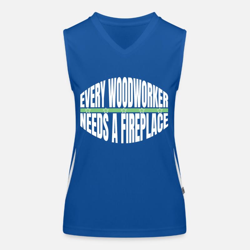 birthday present idea jokes chainsaw grab Funktionelles Kontrast-Tank Top für Frauen