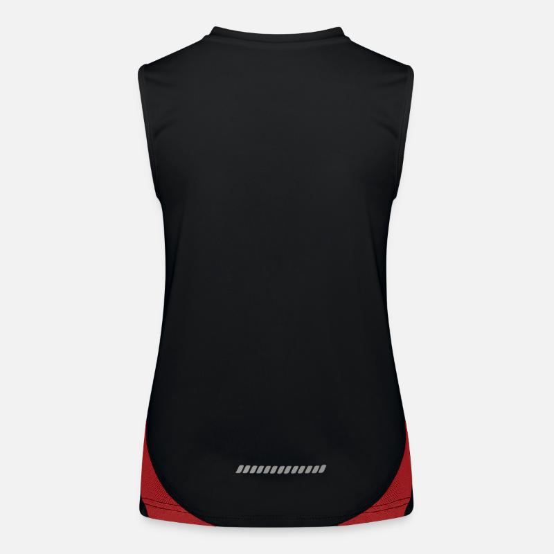 Abstraktes Rohrsystem Funktionelles Kontrast-Tank Top für Frauen