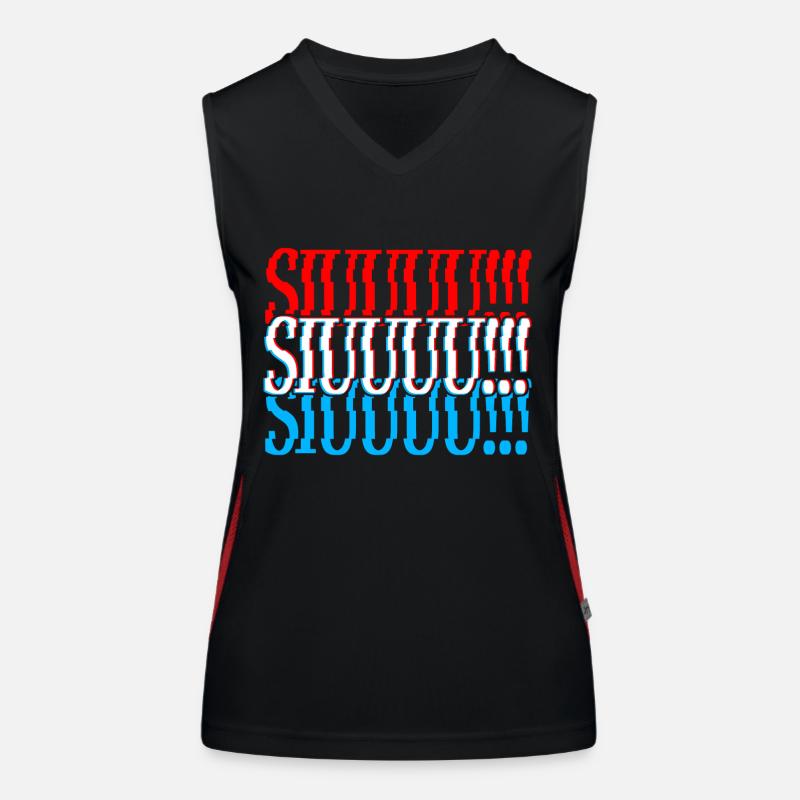 SIUUU!!! Women's Functional Contrast Tank Top