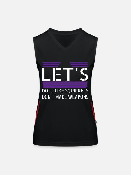 counterculture family hippy peace symbol anti war - Funktionelles Kontrast-Tank Top für Frauen - Schwarz/Rot - Vorne