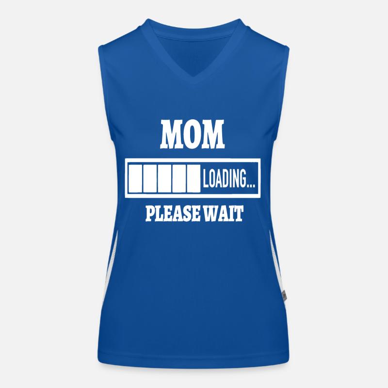 Mum loading mama mom Women's Functional Contrast Tank Top