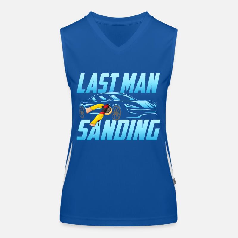 Last Man Sanding Auto Body Painter Technicien Débardeur respirant contrasté Femme