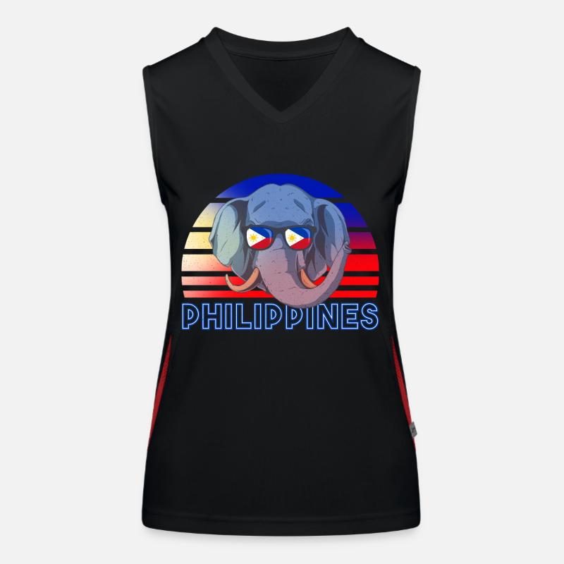 Philippines Débardeur respirant contrasté Femme