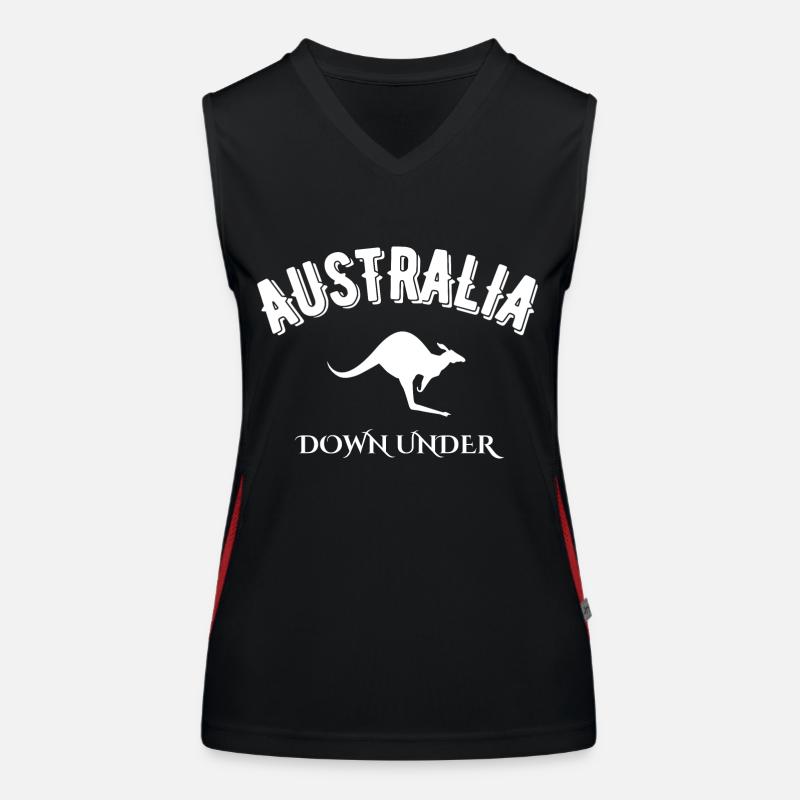 australia down under Débardeur respirant contrasté Femme
